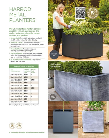 2026 Harrod Horticultural 家具目录 第 14 页