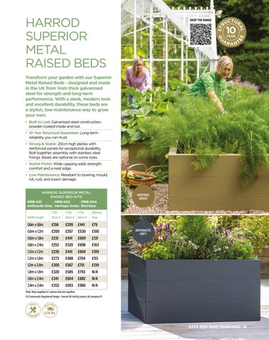 2026 Harrod Horticultural 家具目录 第 15 页