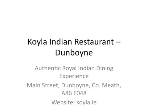 Koyla_Indian_Restaurant_Presentation