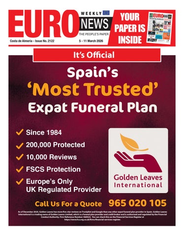 Costa de Almeria 5 - 11 February 2026 Issue 2122