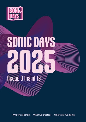 Sonic Days 2025 Insights