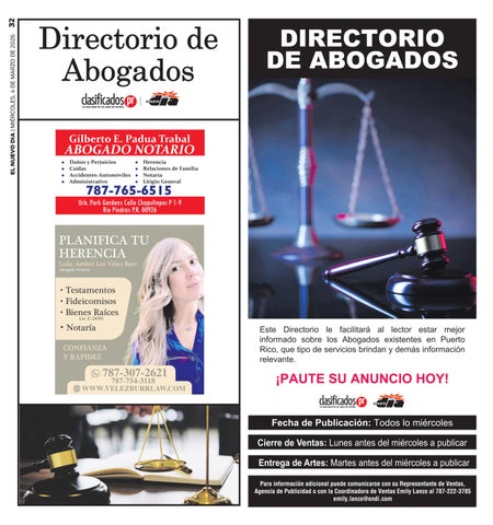 Directorio de Abogados 