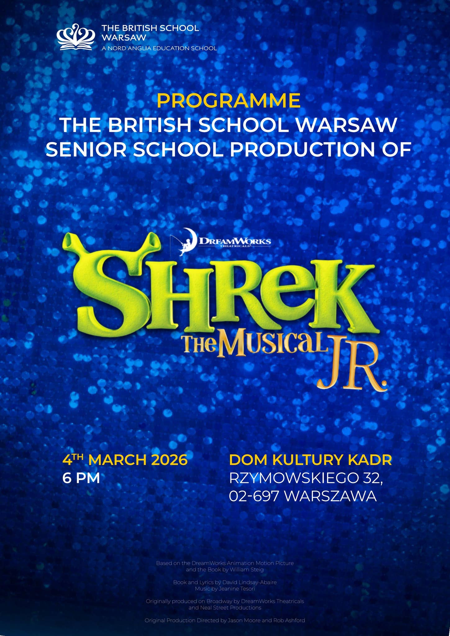 Shrek Programme Design Shrek_programme by The British School Warsaw - Issuu