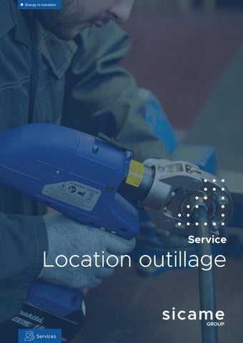 Location outillage - Sicame service center