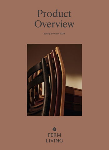 Ferm Living Product Overview Spring Summer 2026 ex VAT