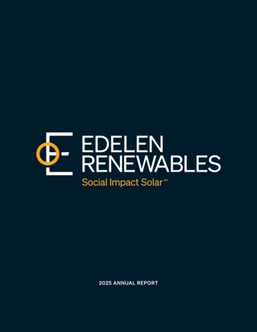 Edelen Renewables 2025 Annual Report 