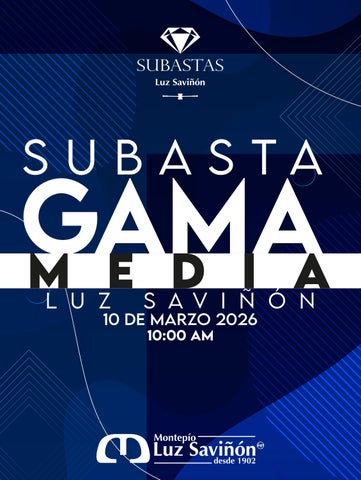 Subasta 10 de Marzo 2026, GAMA MEDIA.
