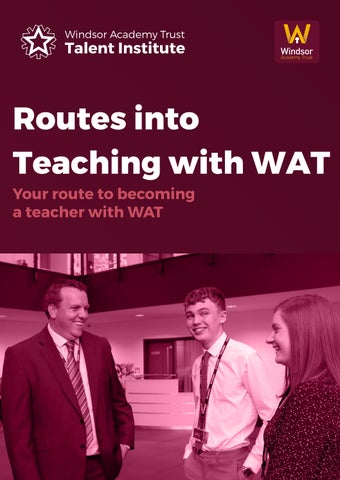 Routes into Teaching with WAT