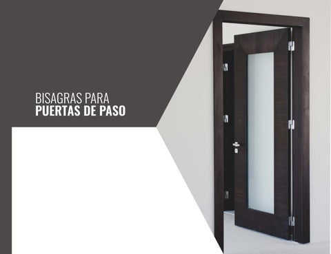 Cátalogo herrajes - Bisagras para puertas de paso