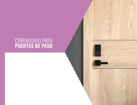 Cátalogo herrajes - Cerraduras para puertas de paso