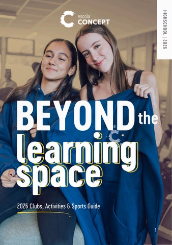 Escola Concept 2026 |  BEYOND THE LEARNING SPACE HS