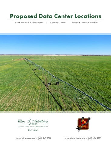 Proposed Data Center Locations | Taylor and Jones Counties, Texas