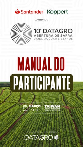 Manual do Participante - Abertura de Safra Cana, Açúcar e Etanol 2026