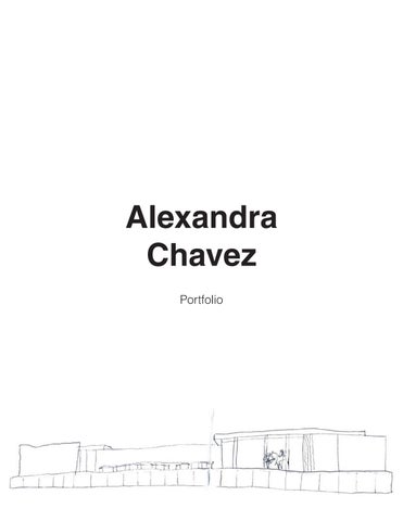 Alexandra Chavez Portfolio