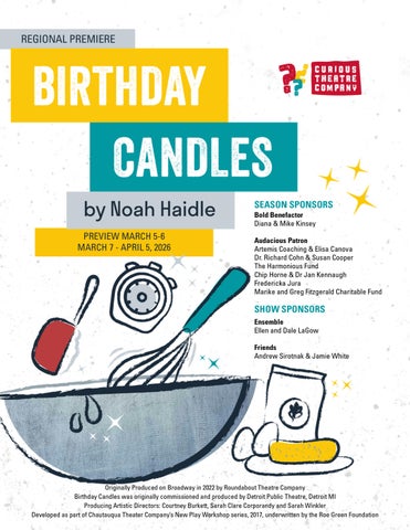 Birthday Candles Playbill