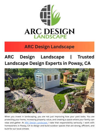 ARC Design Landscape
