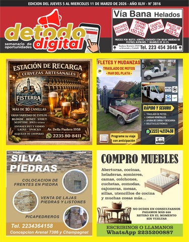 Semanario Detodo Digital - Edición Nº 3816 - Jueves 5 de Marzo de 2026