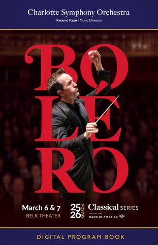 CSO Ravel's Bolero - program 03-06-26