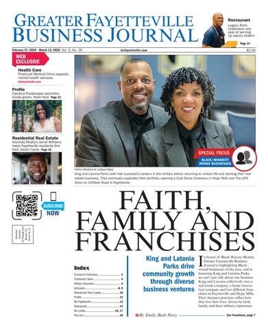 Greater Fayetteville Business Journal - February 27, 2026 issue