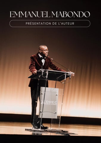 Présentation - Emmanuel MABONDO