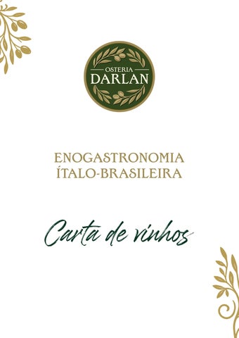 Carta de Vinhos - Osteria Darlan