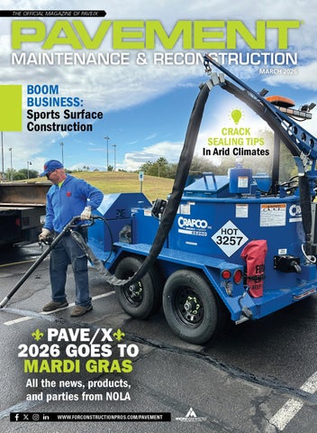 Pavement Maintenance & Reconstruction March 2026