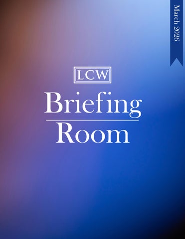 Briefing Room: March 2026
