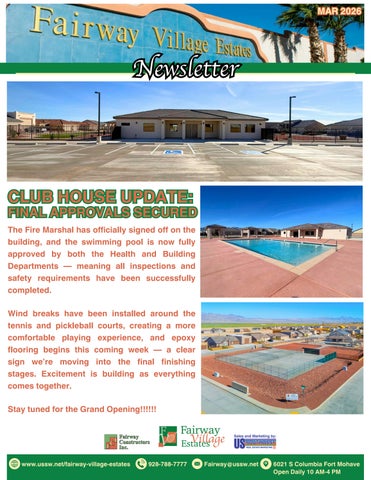 March 2026 Fairway Newsletter (1)