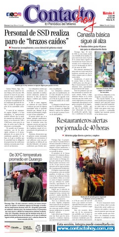  Periódico Contacto hoy del 4 de marzo del 2026