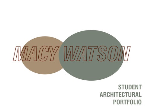 WATSON MACY PORTFOLIO 2026