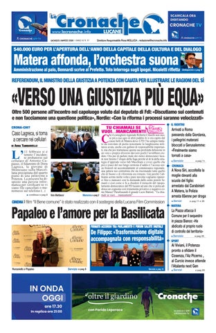 Cronache del 5 marzo 2026