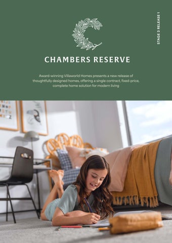 Chambers Reserve Stage 3 Release 1