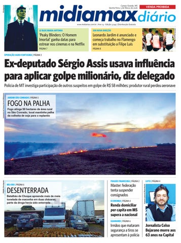 Midiamax Diário | 5 de março de 2026 | Ex-deputado Sérgio Assis usava influência para aplicar golpe 
