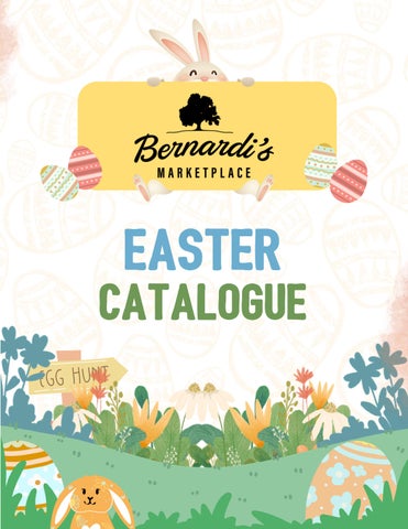 Bernardi's Easter Catalogue