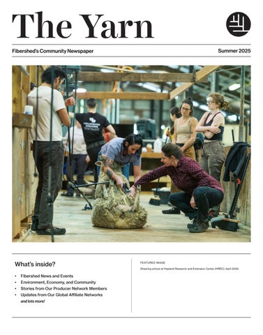 The Yarn 2025 Newsletter