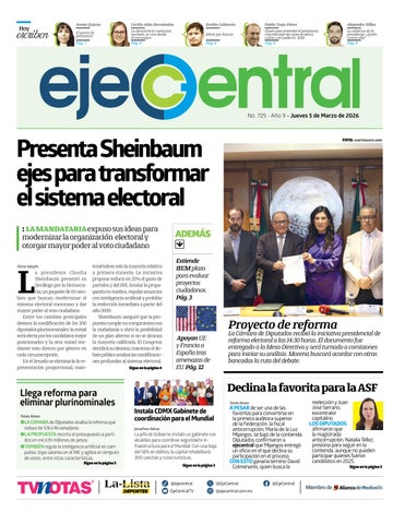 EjeCentral Diario | 5 de marzo de 2026