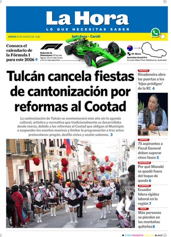 Imbabura - Carchi: 05 de marzo, 2026