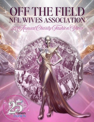 2026 Off The Field NFL Wives Association 25th Annual Charity Fashion Show Commemorative Book