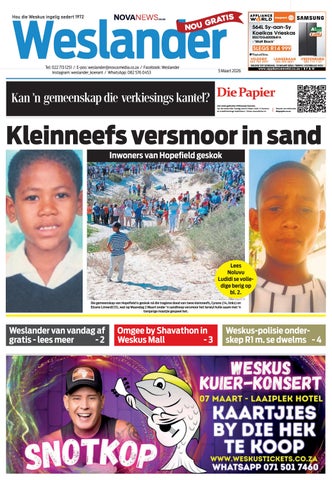 Weslander E-Edition - 5 March 2026