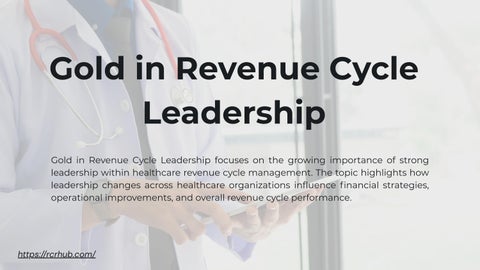 Gold in Revenue Cycle Leadership
