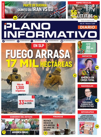 Plano Informativo Impreso, Año 11, No. 3669