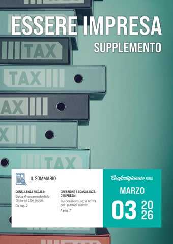 Essere Impresa supplemento marzo 2026