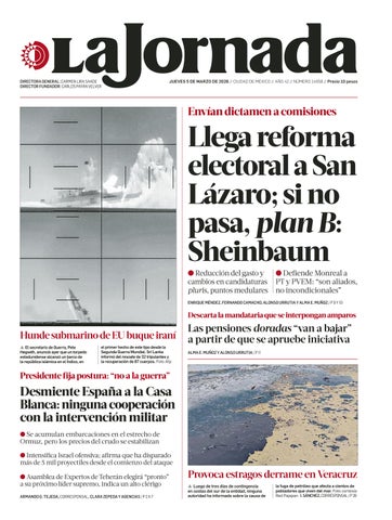 La Jornada 5/3/2026