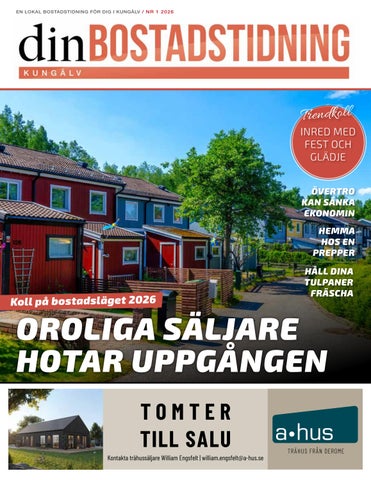 Din Bostadstidning Kungälv nr 1 2026