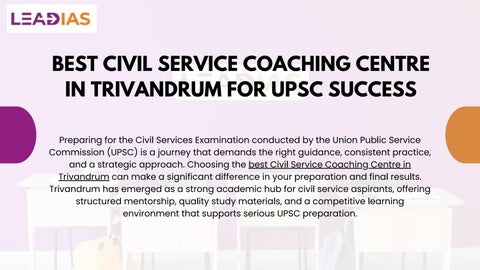 Best Civil Service Coaching Centre in Trivandrum for UPSC Success
