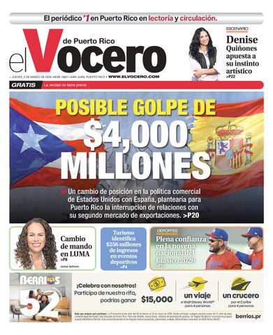 EL VOCERO | Edición jueves, 5 de marzo de 2026