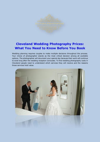 What Affects Cleveland Wedding Photography Prices?