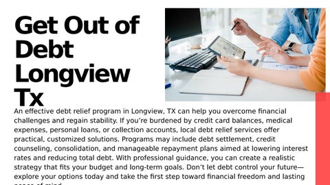 Get Out of Debt Longview Tx