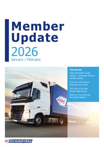 The Distributor Group Members Update Jan/Feb 2026