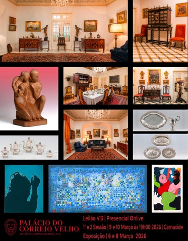  1ª Sessão Leilão Presencial OnLive 413 | Antiguidades, Arte Moderna e Contemporânea